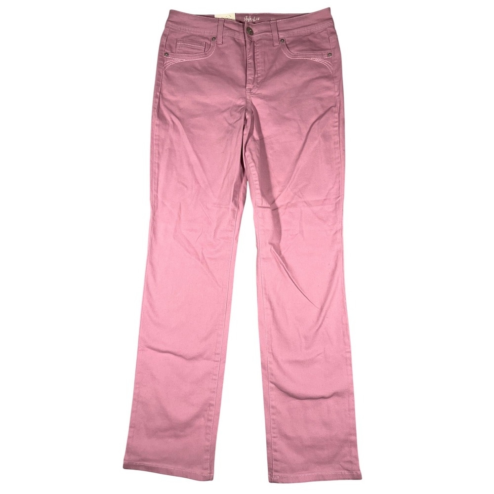 Style & Co. Straight Leg Pants in Dusty Rose Pink